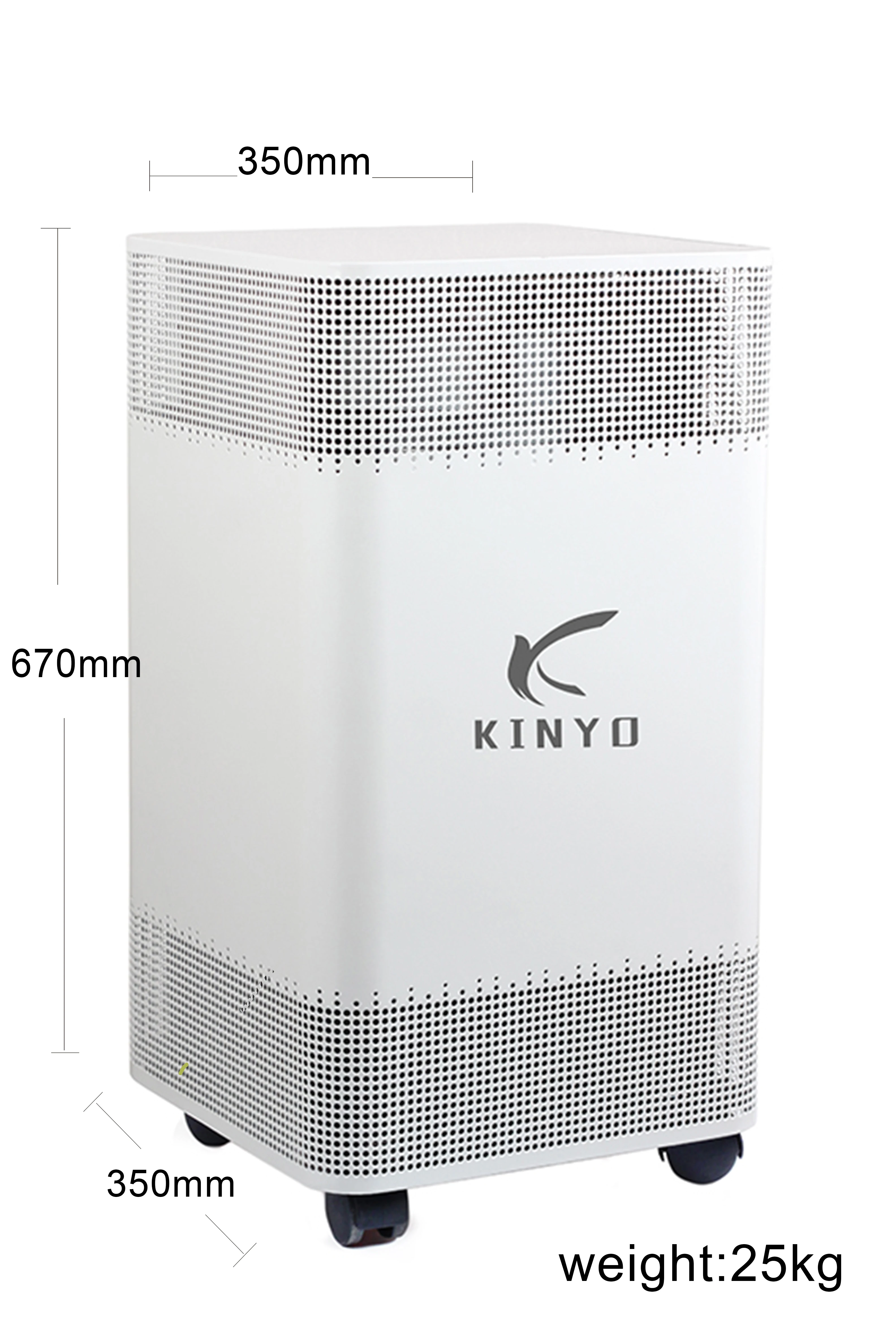 New Kinyo air purifier removes Aspergillus niger and removes formaldehyde. Fresh air. Hospitals. Pet hospitals. Hotels.