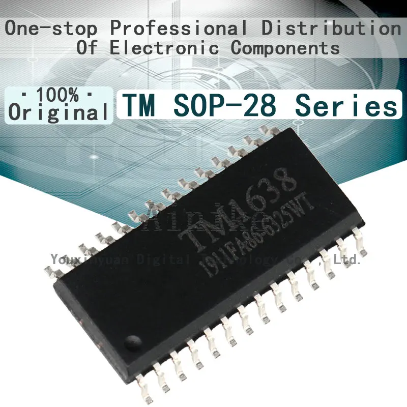 10/Pcs New Original TM1628E TM1628A TM1621C TM1638 TM1640 TM2313 TM2314 SOP-28 Led display IC drive control chip