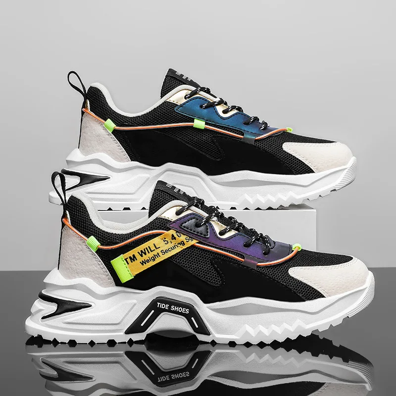 New Man Shoes Male Sneakers Mesh Casual Breathable Running Shoes Fitness Athletic Sport Jogging Walking Travel Shoes