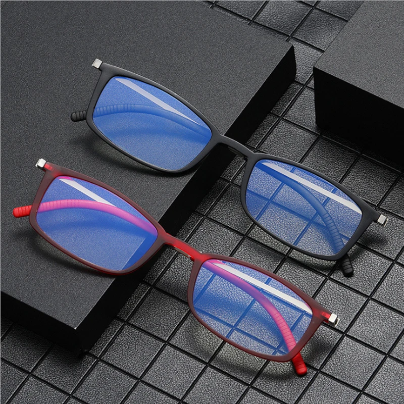 New Ultra-thin Phone holder Reading glasses Men Women TR90 Anti-blue light Computer Spectacles And convenient to carry around