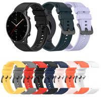 22mm Silicone Watch Strap Band For Huami Amazfit GTR 47mm GTR2 Replacement Wrist band for amazfit PACE Stratos 2 2S 3 strap