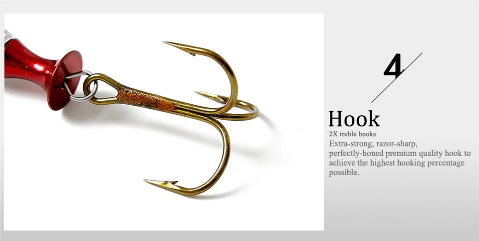 NGB 1PC Long Cast 4 # -18g 5 # 24g Spinner-Köder, Löffelköder für Hecht, Metall-Angelköder für Barsch, Harter Köder mit Haken – Detail 7