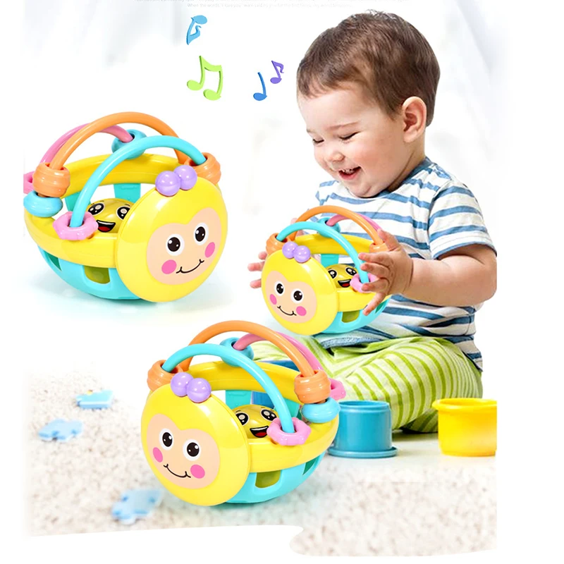 Conjunto de bola de treinamento do bebê, desenvolver sentidos táteis brinquedo, toque bola de mão, bola de massagem, macio, 6pcs por conjunto