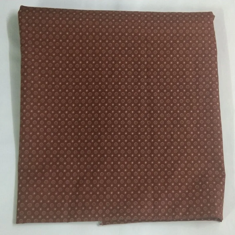 Brand New Brown Polka Dot Printed Cotton Fabric 50x105cm Design SGB Fabric Patchwork for Cloth Dress Party Home Decor