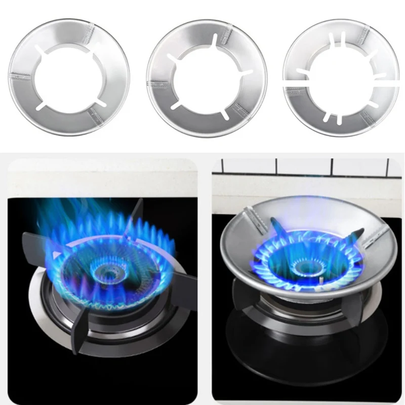 

Stainless Steel Mesh Cover Home Gas Stove Fire Wind Proof Energy Saver Cover Cooktop Mesh Kitchen Cooking Torch Gas Stove