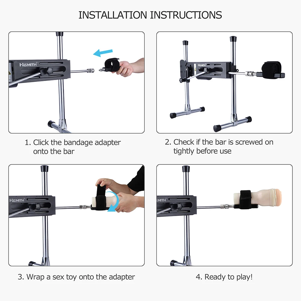HISMITH-ملحقات آلة الجنس ، ضمادة متعددة الوظائف للألعاب الجنسية ، متوافقة مع كأس الاستمناء للذكور ، منتج الجنس الهزاز