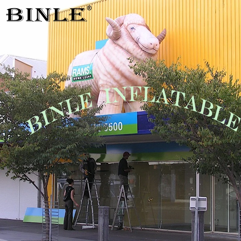 

Outdoor decoration Large inflatable sheep attractive ram mascot model inflatable cartoon goat animal for advertising