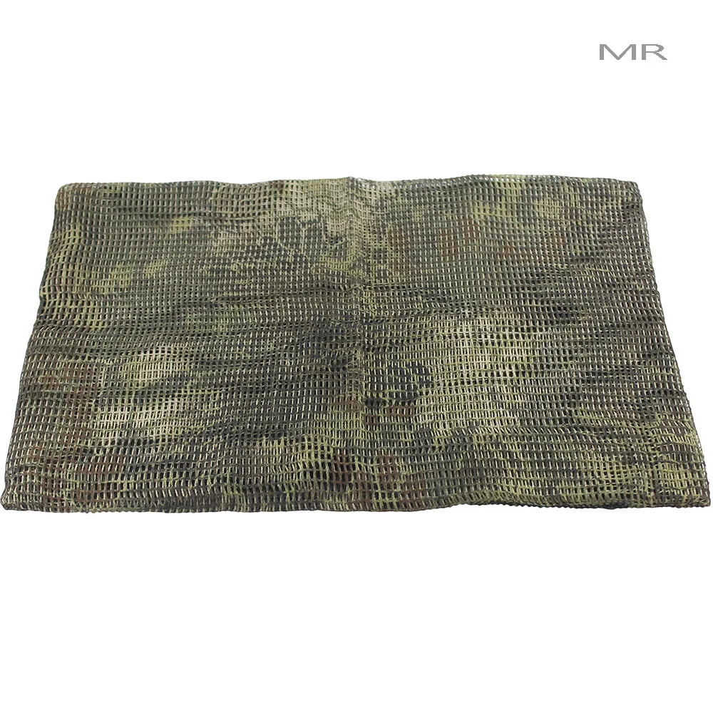 VULPO Tactical Camouflage Mesh Breathbale Scarf Sniper Face Veil Scarves Airsoft/Hunting/Hiking/Cycling Scarf