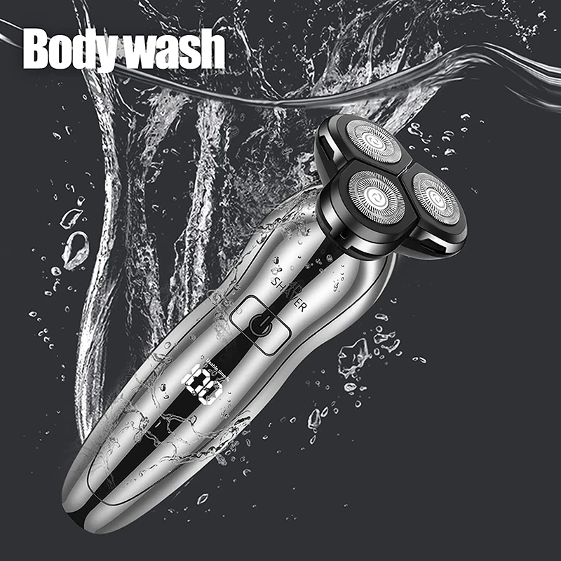 ZOZEN männer Elektrische Rasierer, Elektrische Rasierer Für Männer, Bart und Schnurrbart Trimmer, waschbar und USB Lade Rasieren Maschine