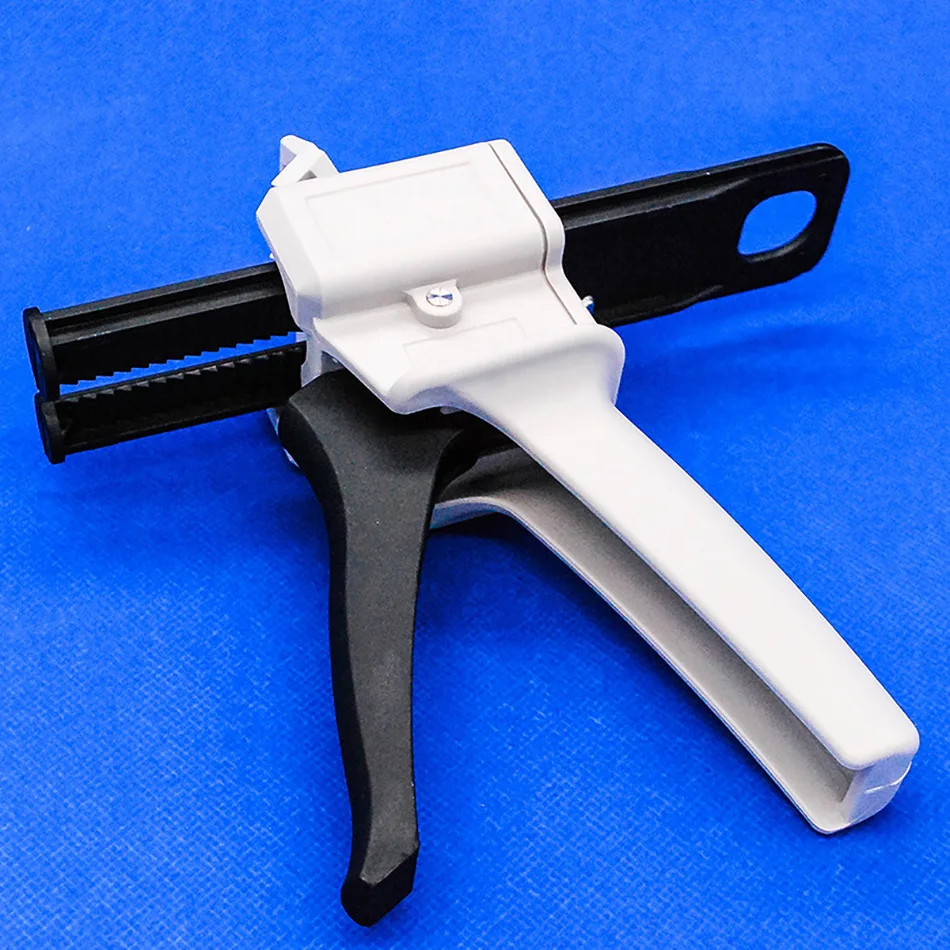 50ml Two Component AB Epoxy Sealant Glue Gun Applicator Adhensive Squeeze Mixed  Manual Caulking Dispenser 1:1 2:1