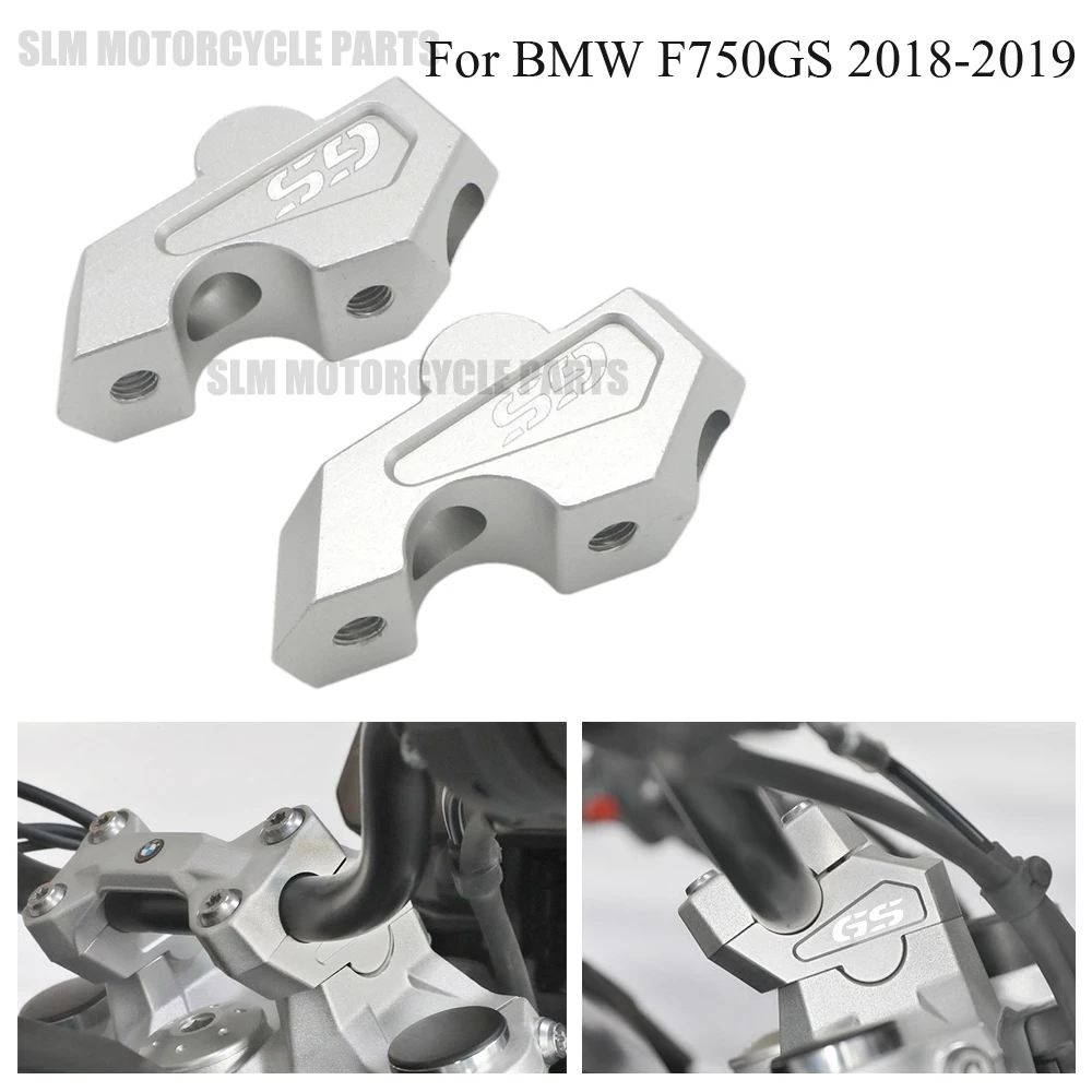 

22MM Motorcycle Accessories For BMW F750GS F 750 GS F750 GS 2021 2020 Handlebar Riser fat handleBars Mount Clamp Extend Adapter