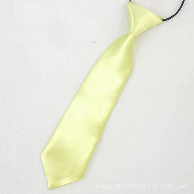 Kid Boy Solid Classic Neck Tie, Wedding Party Gift