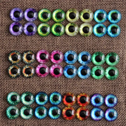 Стеклянные кабошоны глаз дракона Onebeading, 50 штук — детальный вид товара