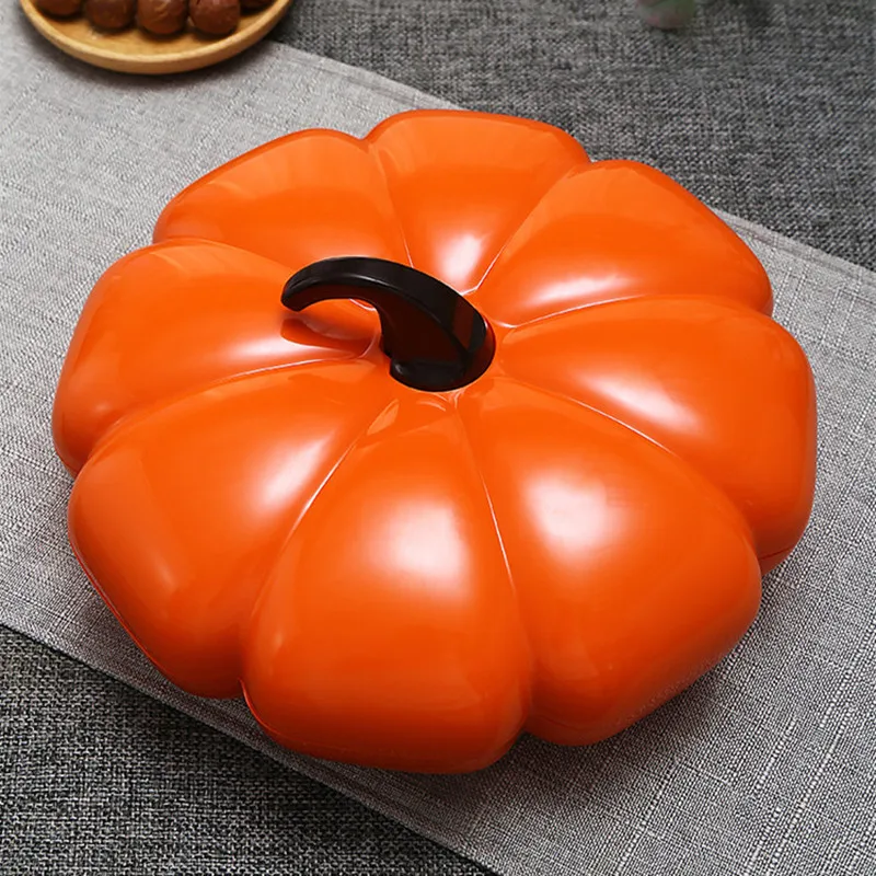 

Pumpkin Candy Storage Box Christmas New Year Supplies Cute Candy Storage Container Home Ornament