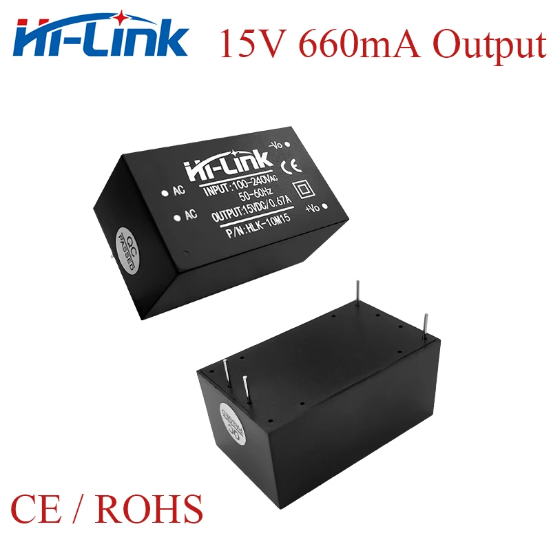 

10 шт./лот Бесплатная доставка от 85-264 В до 10 Вт 15 в 660 мА HLK-10M15 AC DC switch источник питания от производителя