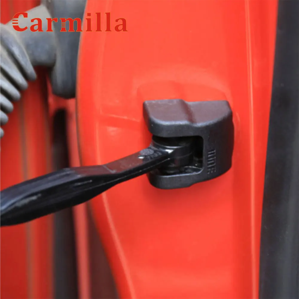 4Pcs ABS Car Door Lock Protection Cover Doors Lock Sticker for Ford Focus 3 Mk3 Fiesta MK7 2009-2015 Ecosport Car Protector