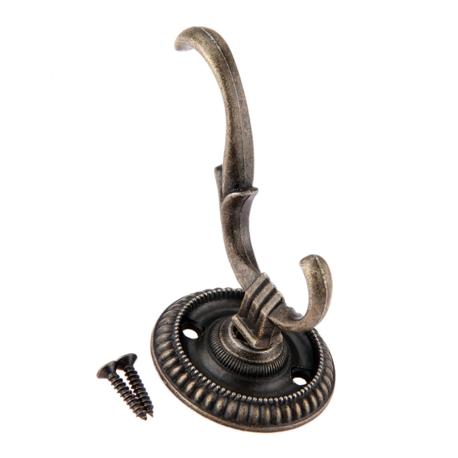 Antigos ganchos de porta do vintage parede cabide chapéus de banheiro saco casaco parede ganchos para caixa de jóias de madeira hardware móveis 75x44mm