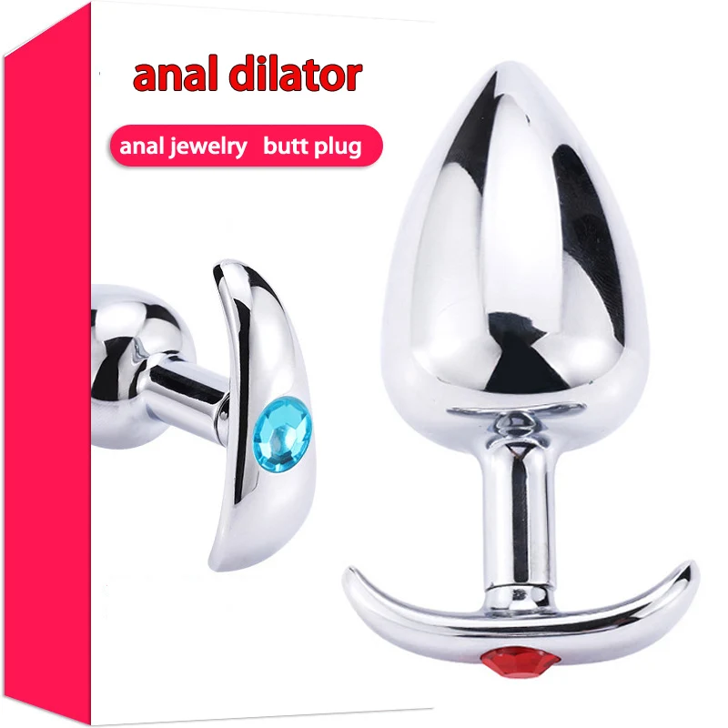 3 Maat Metalen Anale Plug Volwassen Anus Dilatator G Spot Stimuleren Erotische Seksspeeltjes Voor Vrouw Mannen Kont Butt Plug Anale Expander Masturbator