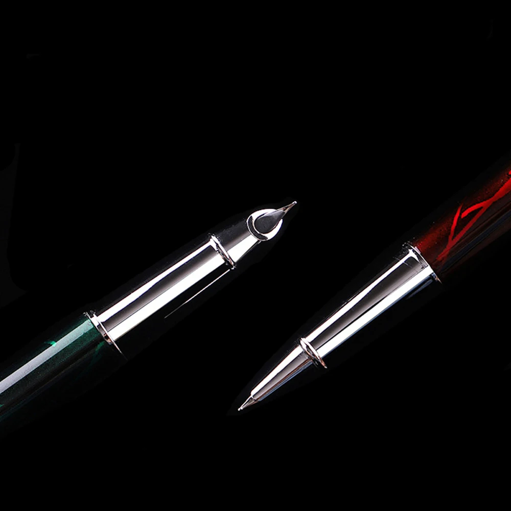 1Pcs Luxury Quality Acrylic Business Office Fountain Pen Student Color Texture Ink Pen School Stationery Supplies 0.38mm nib Pen