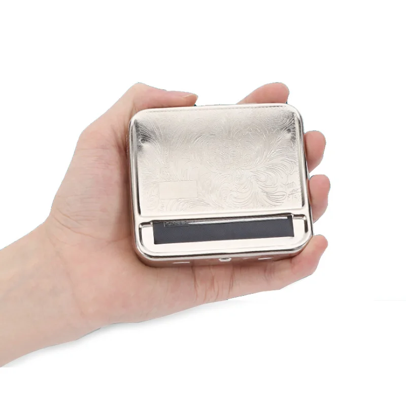 70/78/110MM Portable Mini Metal Machines Tobacco Roller Cigarette Case Manual Rolling Box Storage Cigarette Maker Smoking Tool