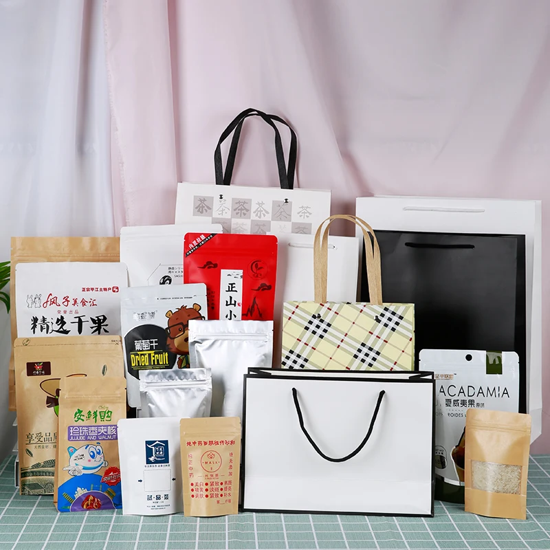 Imagem -04 - Bolsas de Papel Kraft com Impressão Personalizada Bolsas Pequenos de Grãos de Café Bolsas com Zíper Bolsas de Vedação de Calor Auto-equilíbrio para Alimentos de Alta Qualidade