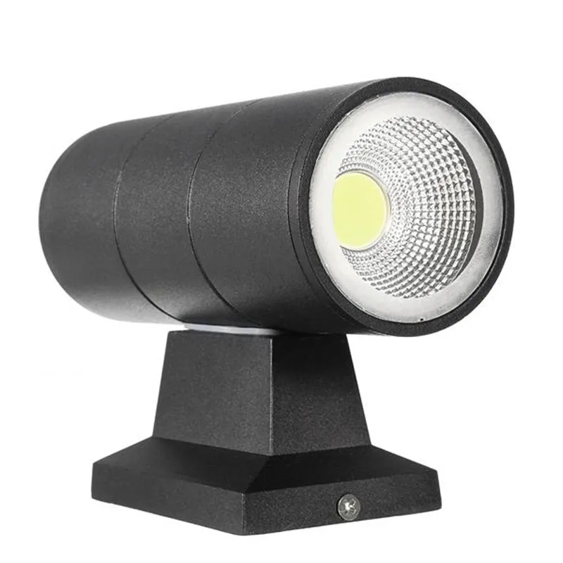 

10W 20W COB Up Down Dual-Head outdoor Led wall light AC85-265V Corrido lamp Cylinder Indoor balcony fixture Waterproof IP65