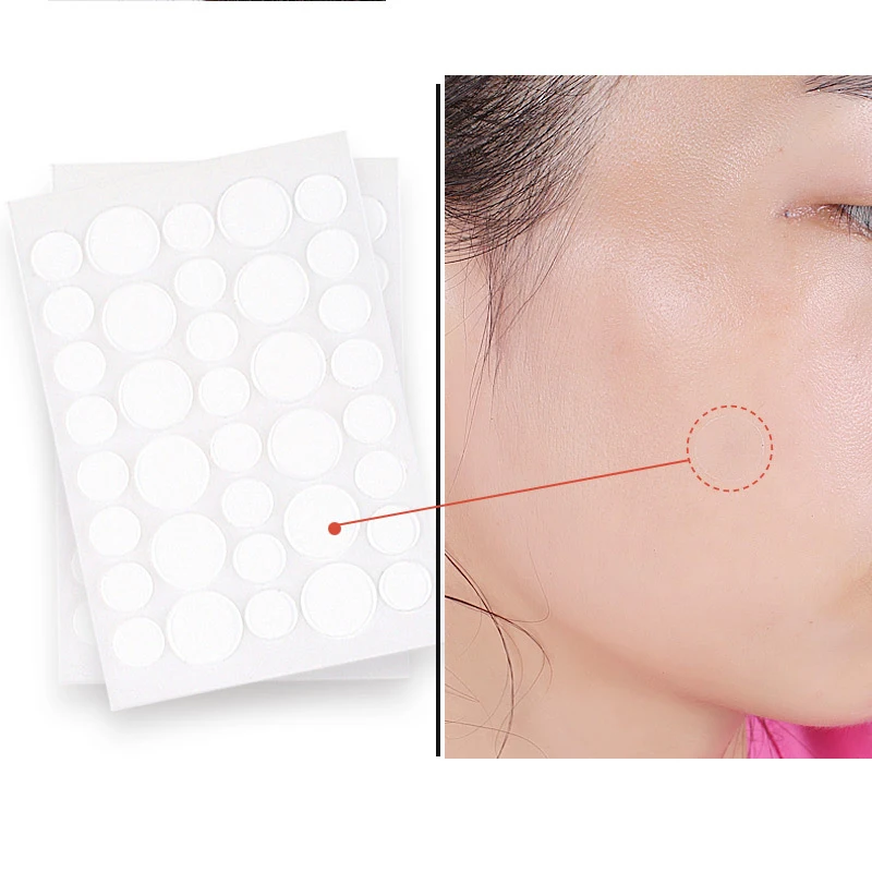 Acne Patches Pimple Healing Patch Invisible Spot Absorbing Cover Skin Protective Stickers 8 mm 12mm 24/36 Dots TK-ing