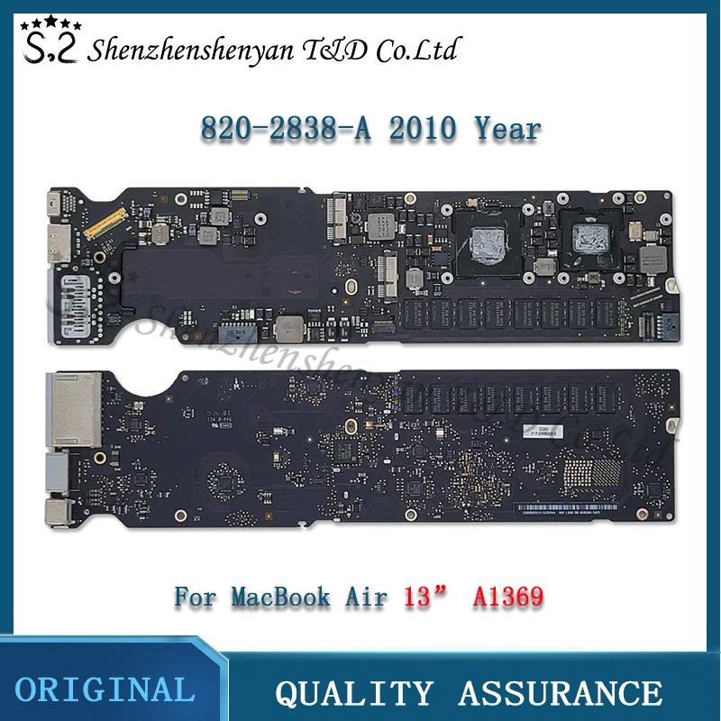 Laptop A1369 Motherboard 820-2838-A 1.86GHz 2GB Core 2 Duo 2.13GHz 4GB A1369 Logic Board for MacBook Air 13