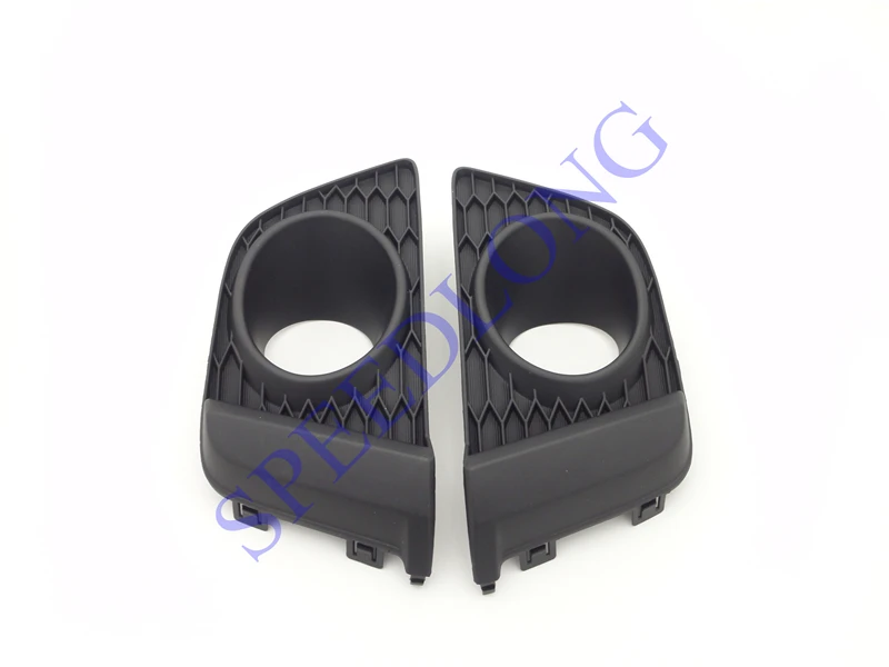 

2 Pcs/Pair Front bumper fog light lamp bezel covers trim for HONDA FIT 2015-2016
