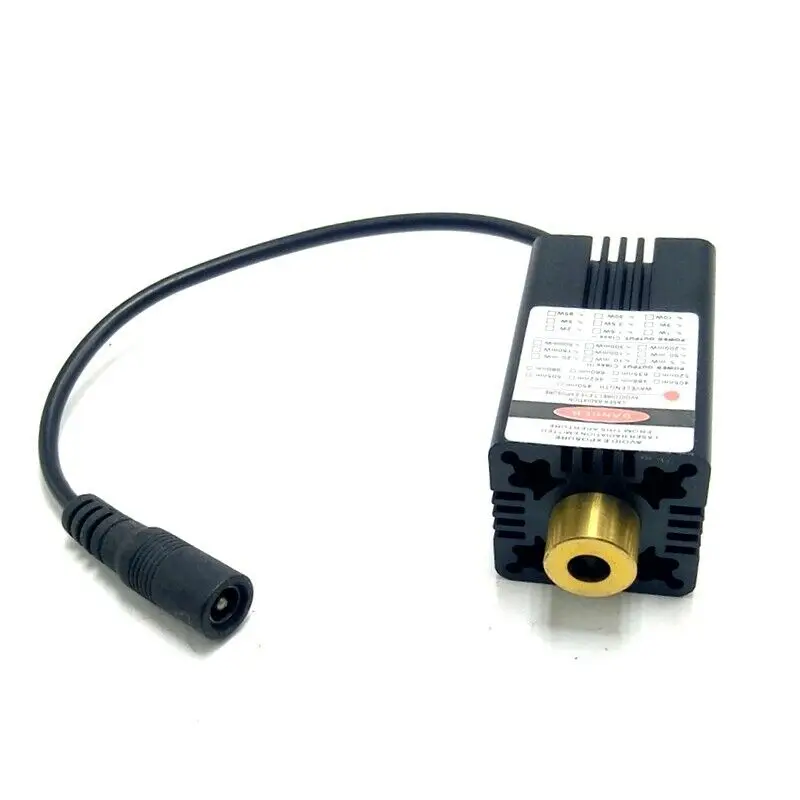 Focusable 250MW 650nm Dot Focus Red Laser Module W 5V AC + Adapter