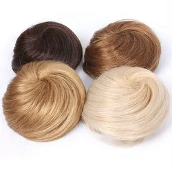 BENEHAIR 45g Synthetic Fake Hair Bun Extension Clip in on Hair Tail Donut Drawstring Chignon Hairpiece Updo Hair Piece Ponytail