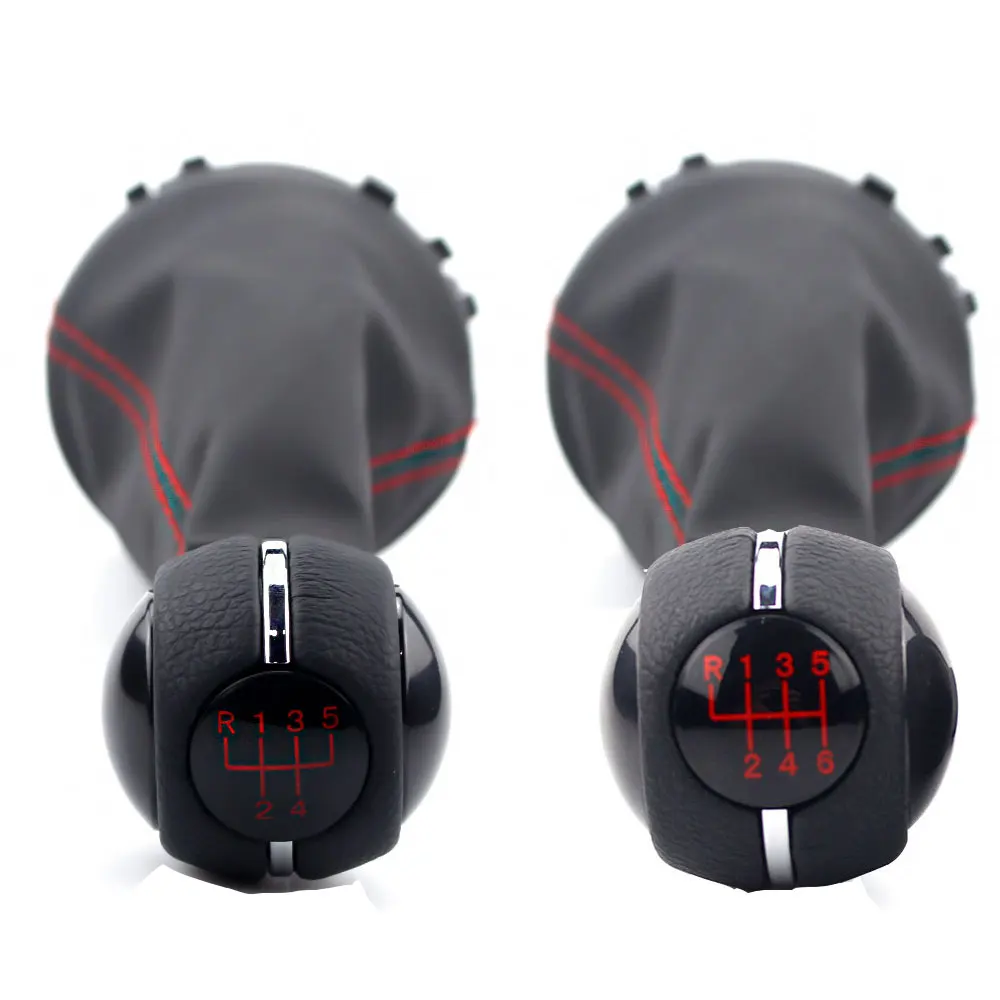Pomello del cambio per auto Copri leva del cambio Gaitor Stivale in pelle per BMW Mini Cooper F55
