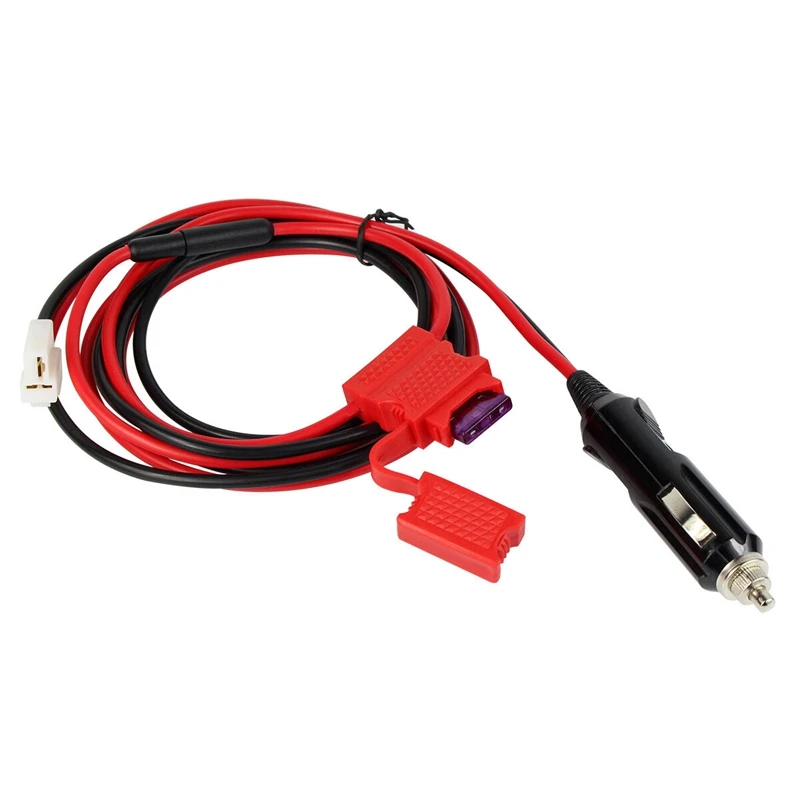 Cable de alimentación para encendedor de cigarrillos de coche, dispositivo de 12V CC Para Kenwood TM-241/261/281, YAESU, ICOM FT-8800R/8900R, Radio