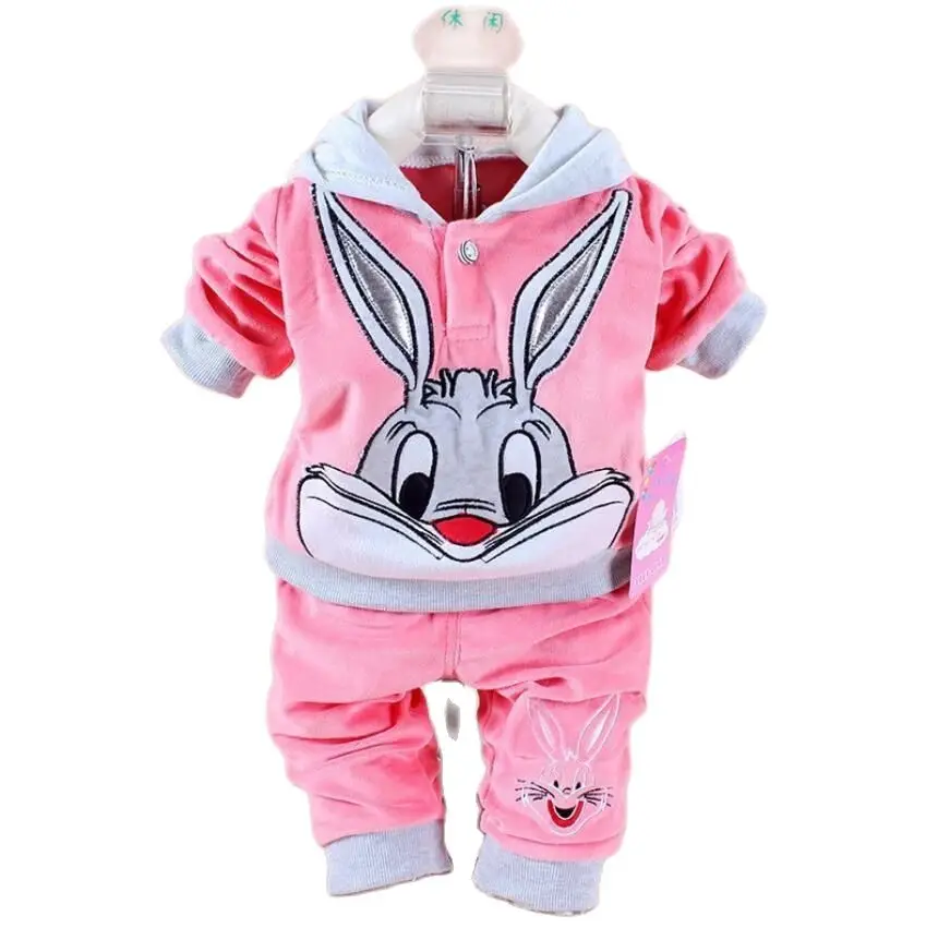 Newborn Clothes Autumn Winter Baby Boy Clothes Sets Children Clothing Sets Kids Girls Sport  T-shirt+PantsKeep warm Outfit Suit