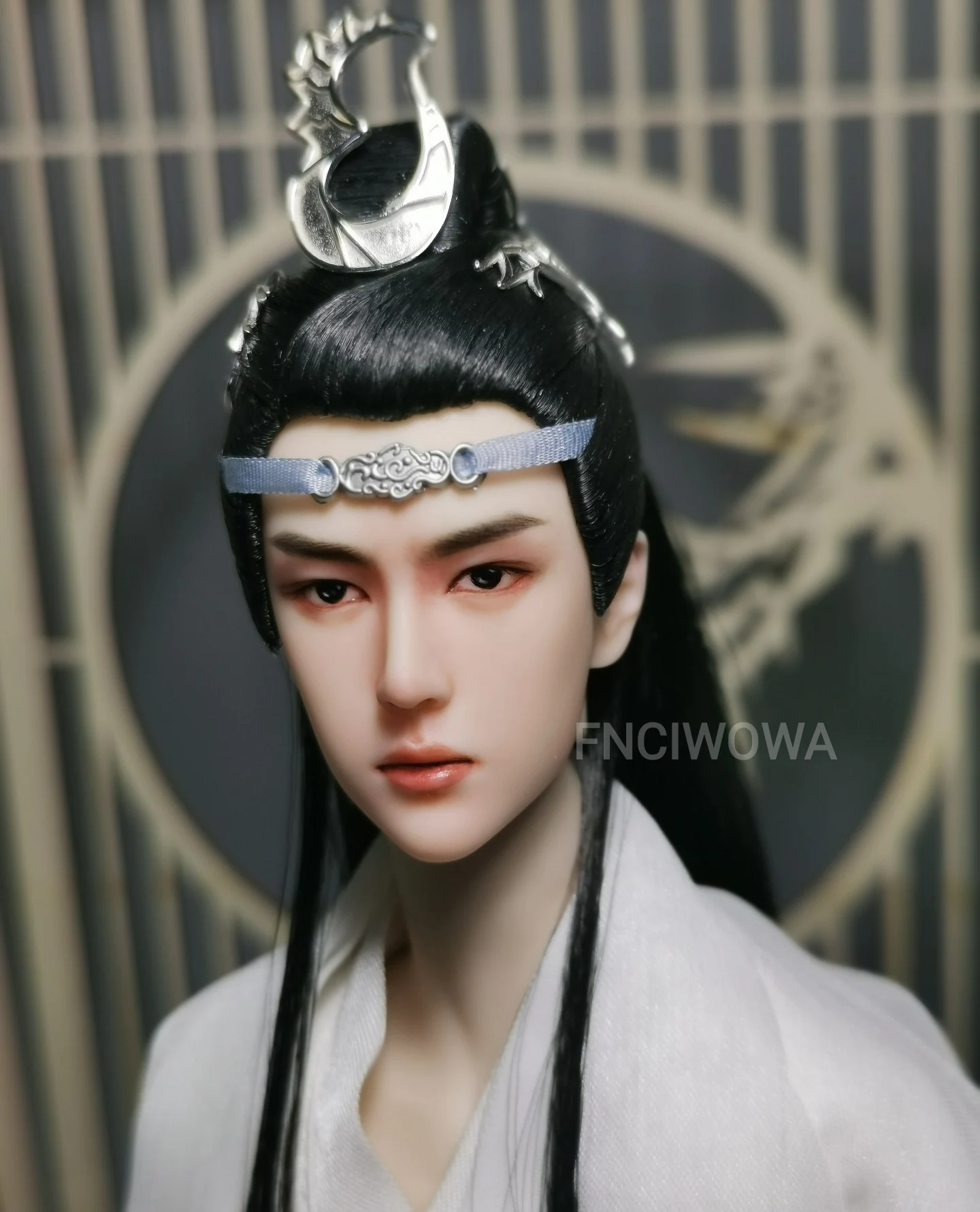 1/6 Figure BJD Doll Wang Yibo The Untamed Realistic Top Quality MDZS Lan Wangji White Lan Zhan Head Body 30cm Tall Limited Art