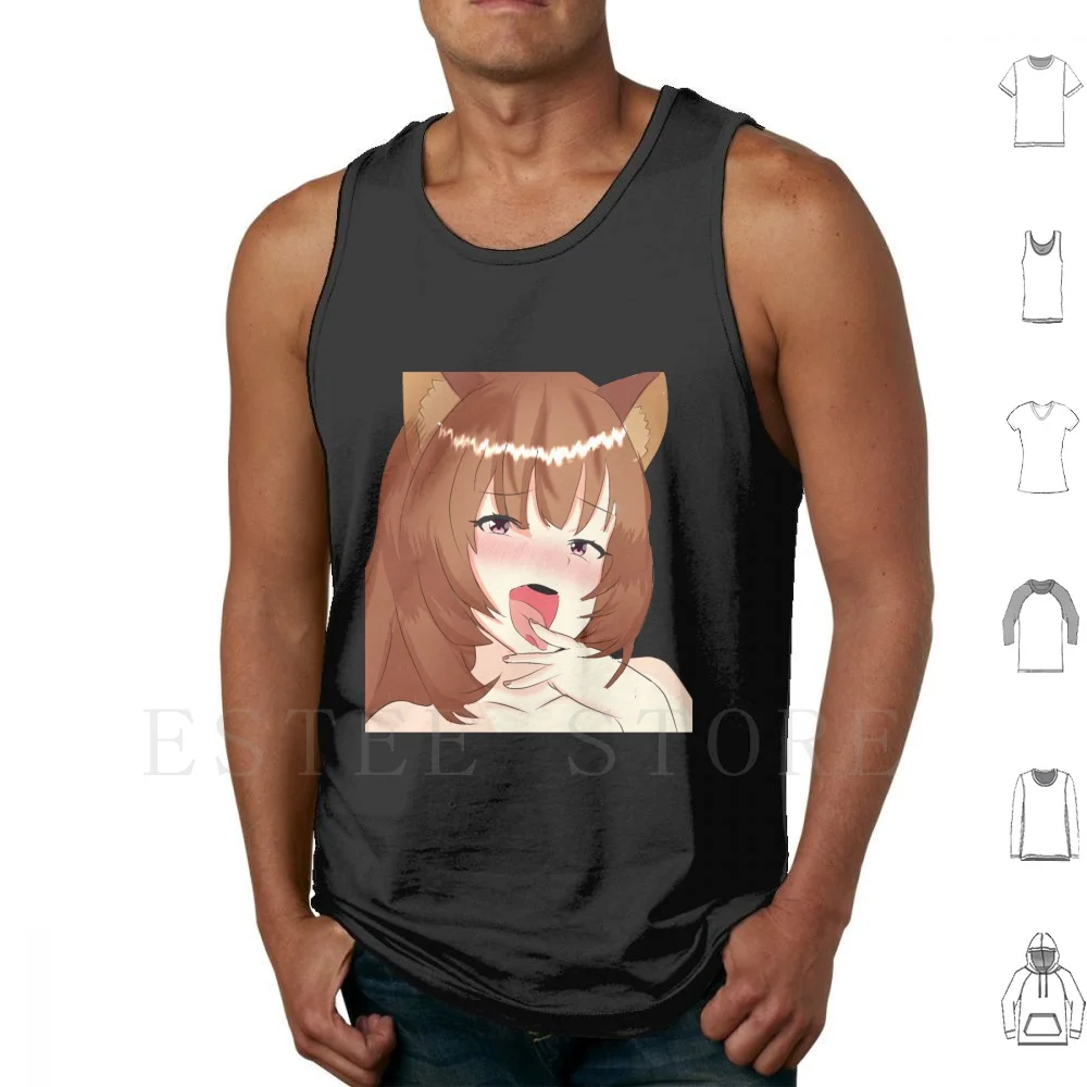 Ecchi Hentai Manga Anime Tank Tops Vest Cotton Anime Manga Ecchi Hentai Cosplay Furry Weeb