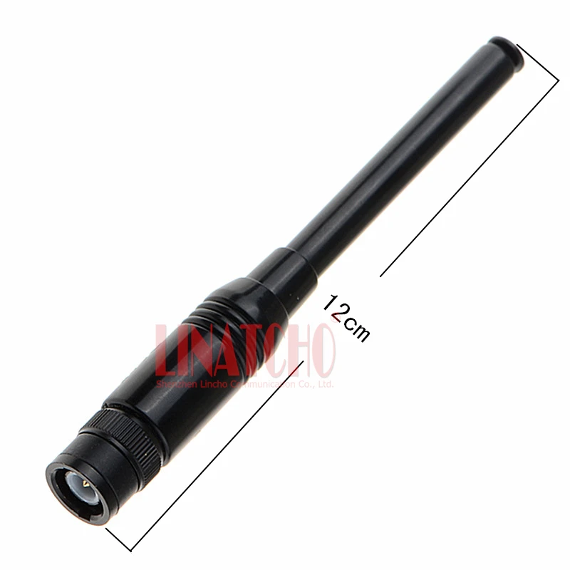 NA773 Telescopic UHF VHF 144 430MHz Dual Band IC-V8 Walkie Talkie HAM Antenna BNC Connector