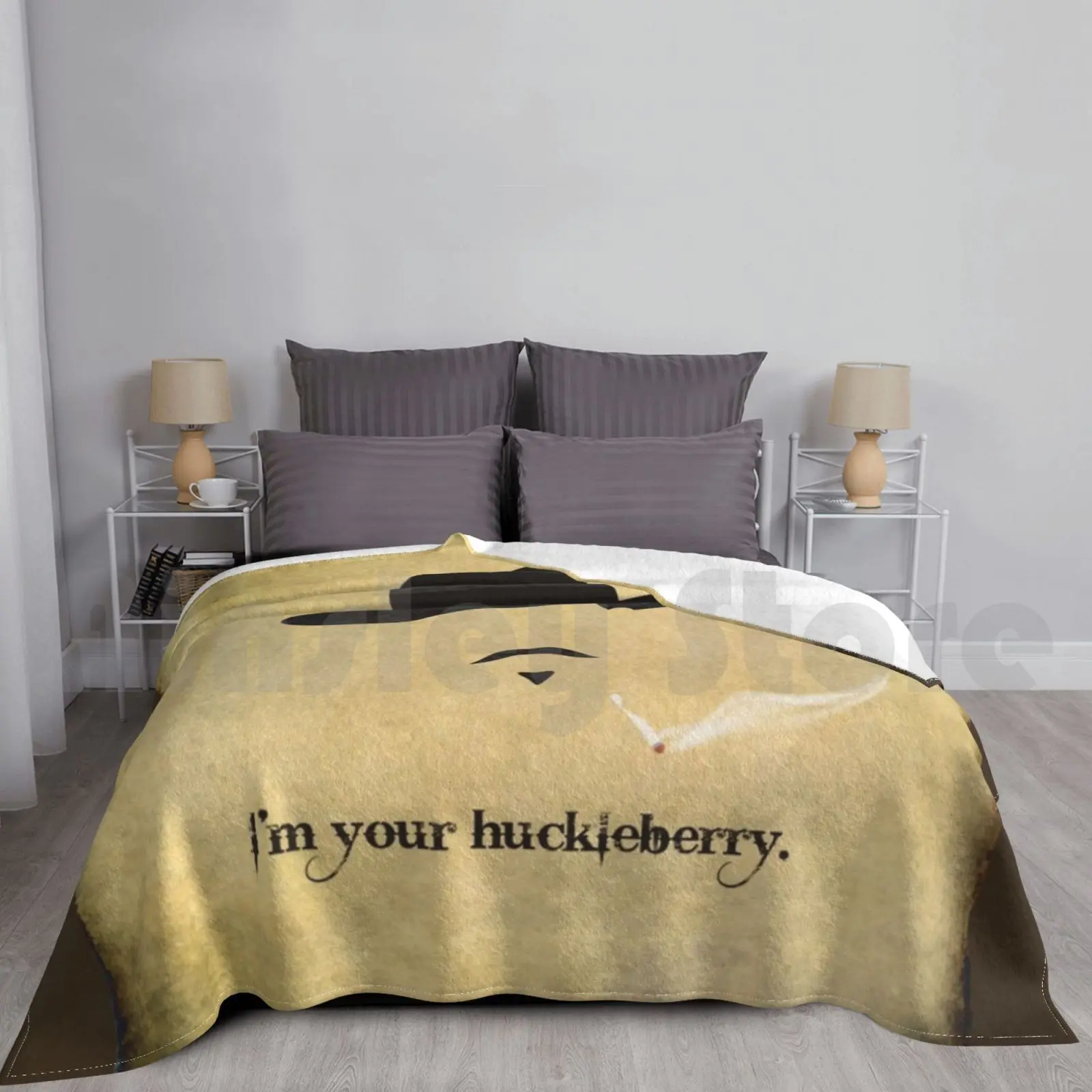 Huckleberry Finale Blanket Fashion Custom Doc Holliday Tombstone Im Your Huckleberry Isnt That A Daisy Johnny