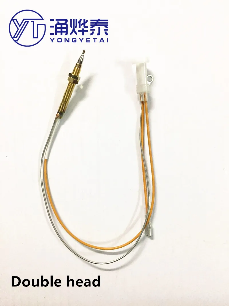 YYT 1PCS Stove safety valve flameout protection single and double wire thermocouple solenoid valve induction copper needle