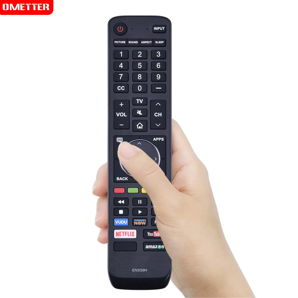 New EN3I39H Remote Control Replaced for HISENSE 55H9050E 65H9030E 55H9070E 65H9040E 55H9DPLUS 55H9EPLUS 65H6080E 55H9020E