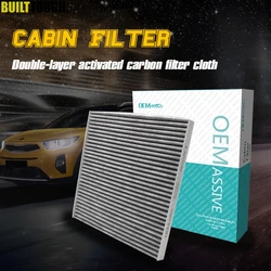 Car Pollen Cabin Air Conditioning Filter Includes Activated Carbon B7277-JN20A 27277-JA00A For Nissan Altima Murano Teana Quest