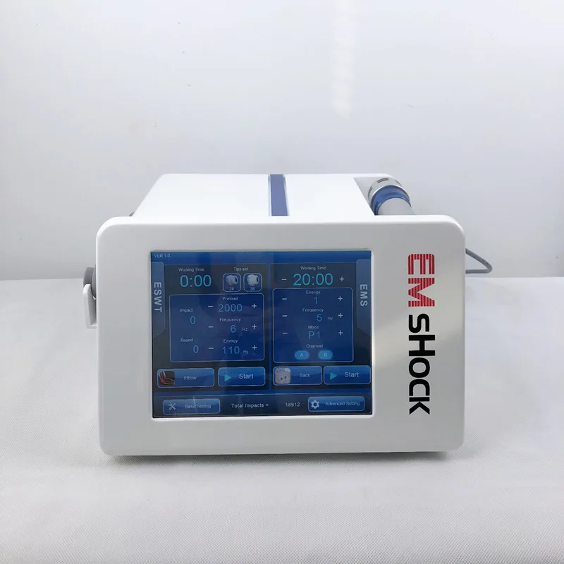 EMshock Electric Muscle Stimulation EMS Shock Wave Therapy Machine For Body Massage Pain Management