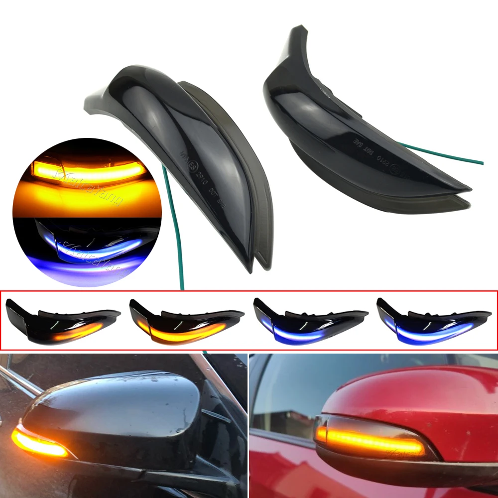 For Toyota Corolla Camry Prius C Avalon RAV4 LED Dynamic Turn Signal Light Side Mirror Indicator Blinker 2012 2013 2014 2015