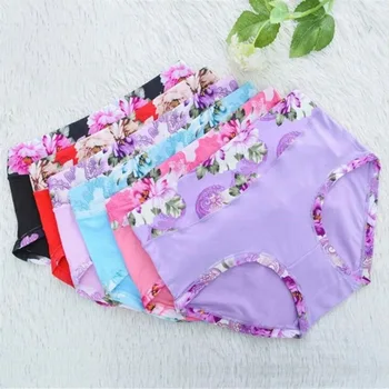 5 uds bragas estampadas, ropa interior para mujer, lindas bragas de algodón, bragas de talla grande, lencería para chica, bragas, calzoncillos sexis para mujer