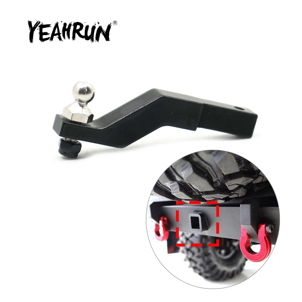 YEAHRUN CNC الألومنيوم مقطورة سحب قطرة وصلة استقبال ل TRX-4 TRX4 1/10 RC الزاحف سيارة ترقية أجزاء