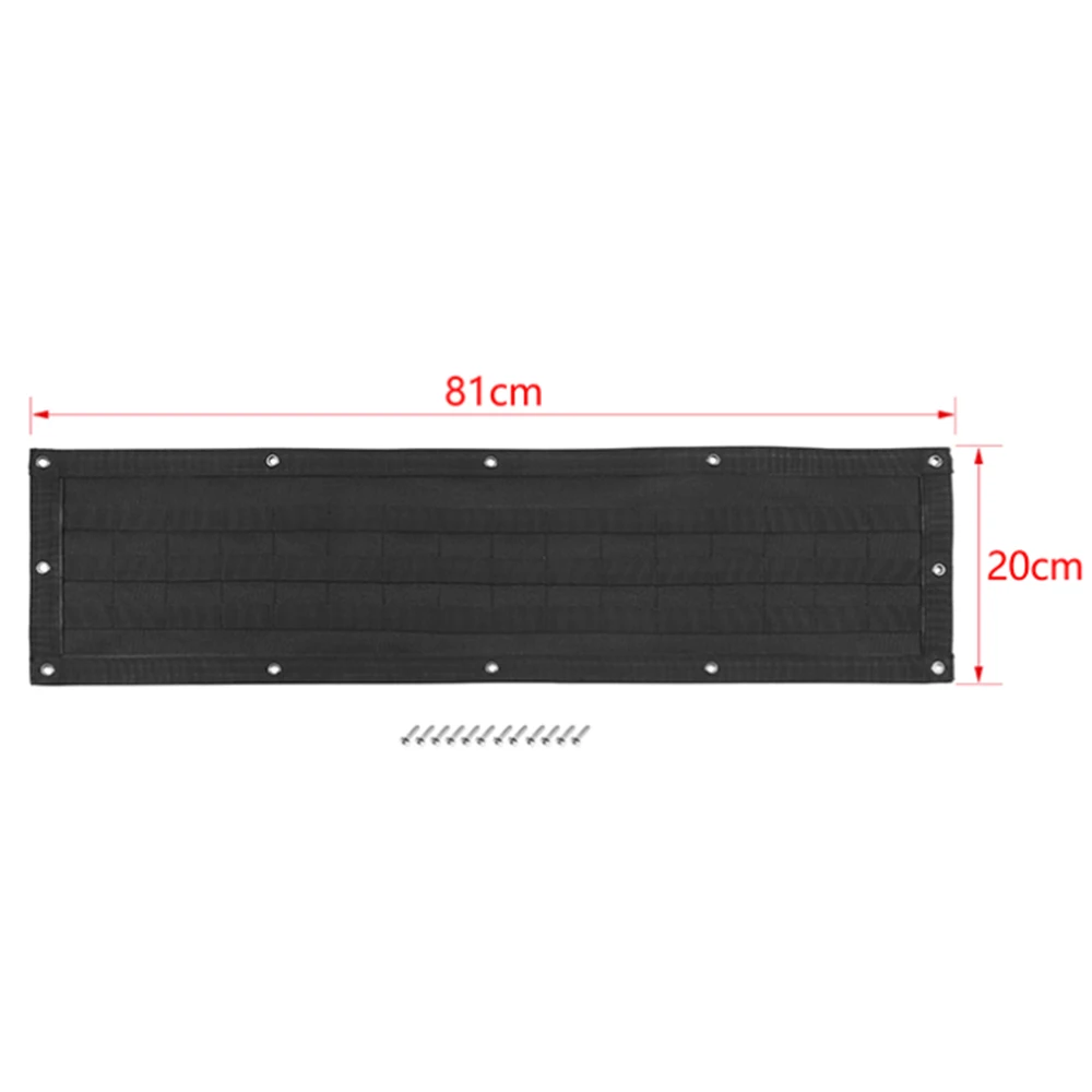 Car Tailgate Storage Bag Organizer Tool Kit Pocket for Suzuki Jimny JB64 JB74 2019-2024 Stowing Tidying Interior Accessories