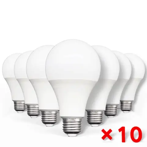 10PCS LED Bulb 20W 3W E27 AC220V ANNUOSENCHIP