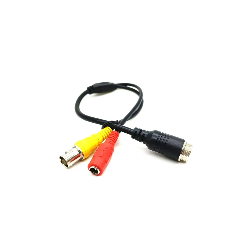 ZSCAM M12 4Pin Male/Female Aviation Head to BNC Male/Female DC Male/Female Extension Cable Adapter for CCTV Camera Security DVR