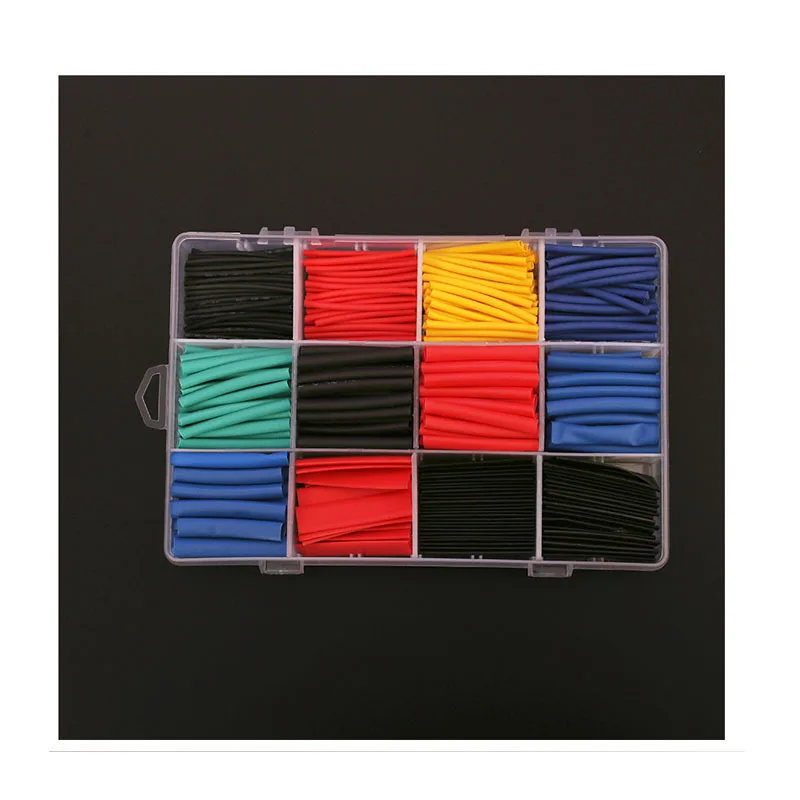 560pcs with box heat shrink termoretractil heat shrink tube krimpkous shrink tube tubo termoretractil termoretractil para cables