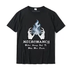 RPG T-Shirt Necromancer D20 Gamer Funny Roleplaying Gift Funky Design Tshirts Cotton Tops Shirts For Men Summer